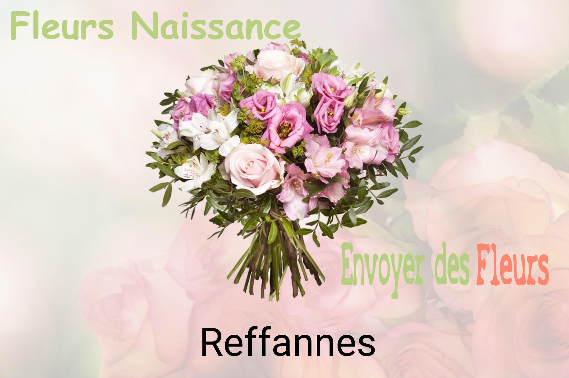 Bouquet de fleurs de naissance livré à Reffannes